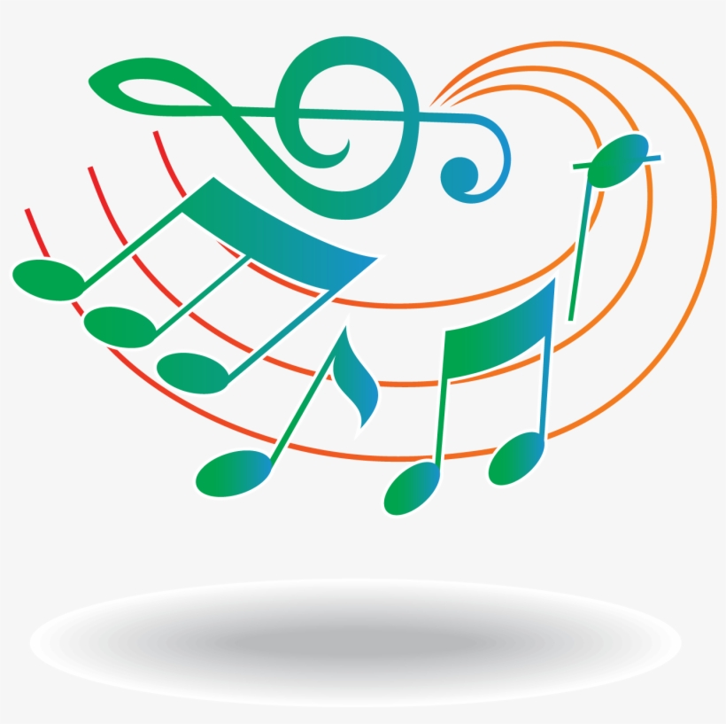 Musical Note Staff Clef - Music Designs Clipart Style, transparent png