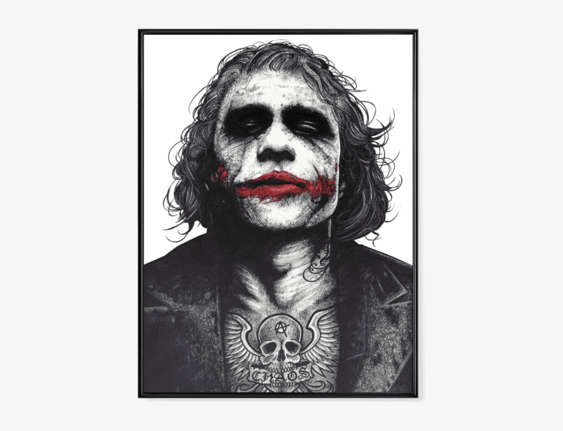 Inked Joker - Poster - Didnt Your Parents Teach You Not To Fuck With Crazy, transparent png