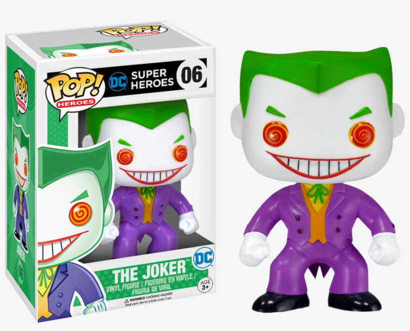 The Joker Pop Vinyl Figure - Pop Funko Joker Vinyl Figure, transparent png