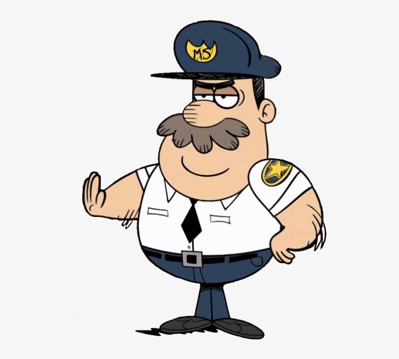 Download - Loud House Mall Cop, transparent png