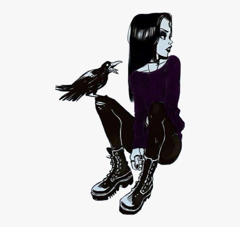 447 X 693 3 - Dark Girl Raven, transparent png