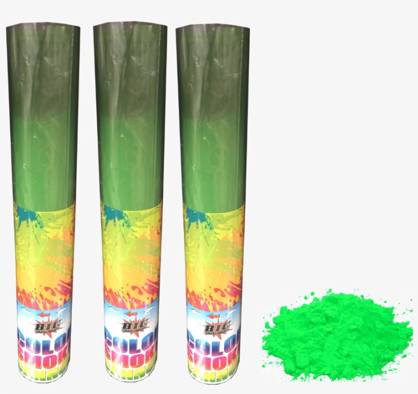 Green Smoke Cannons Large 8 1 - Color Smoke Cannon, transparent png