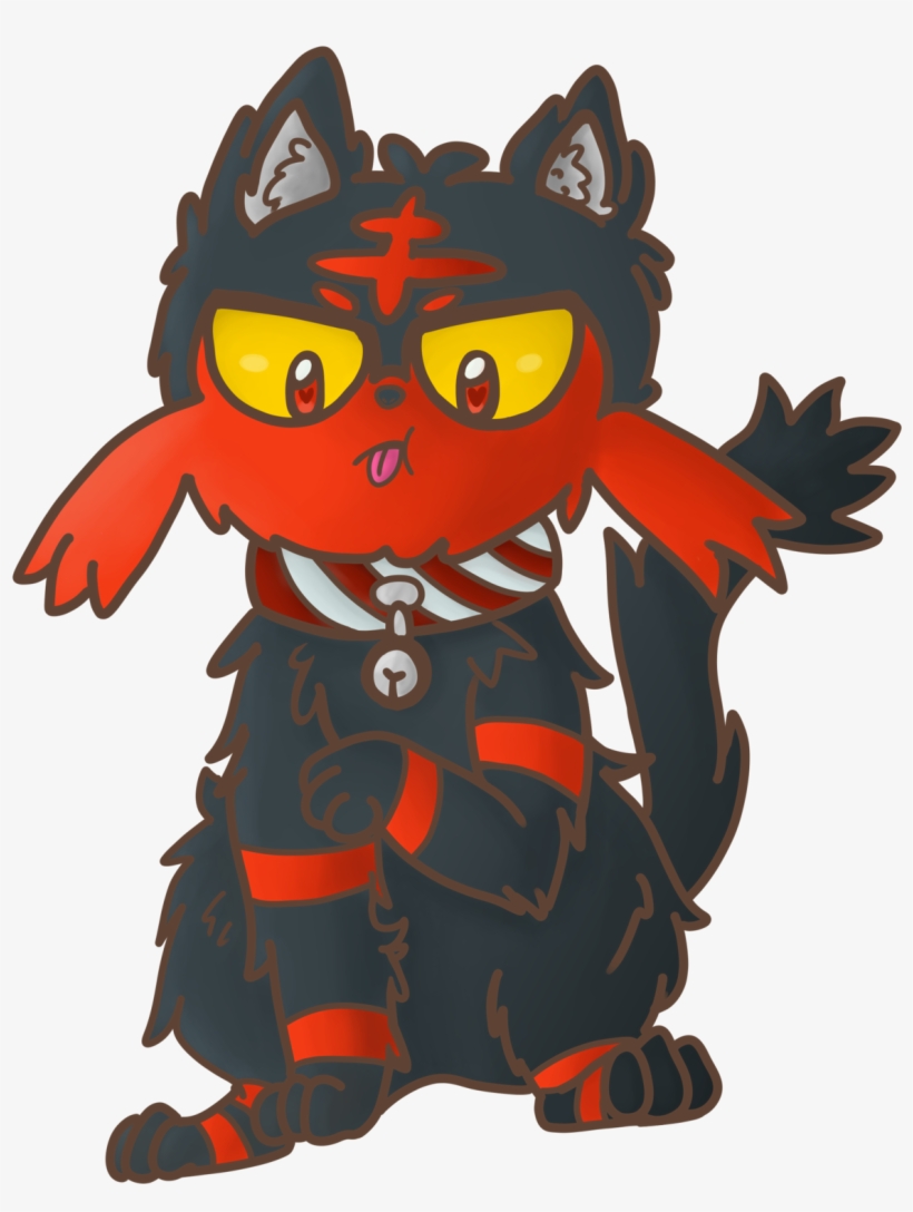 Litten - Cartoon, transparent png