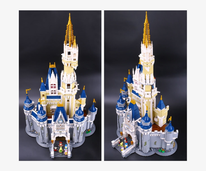 Castillo De Disney En Lego 670x741 Png Download Pngkit