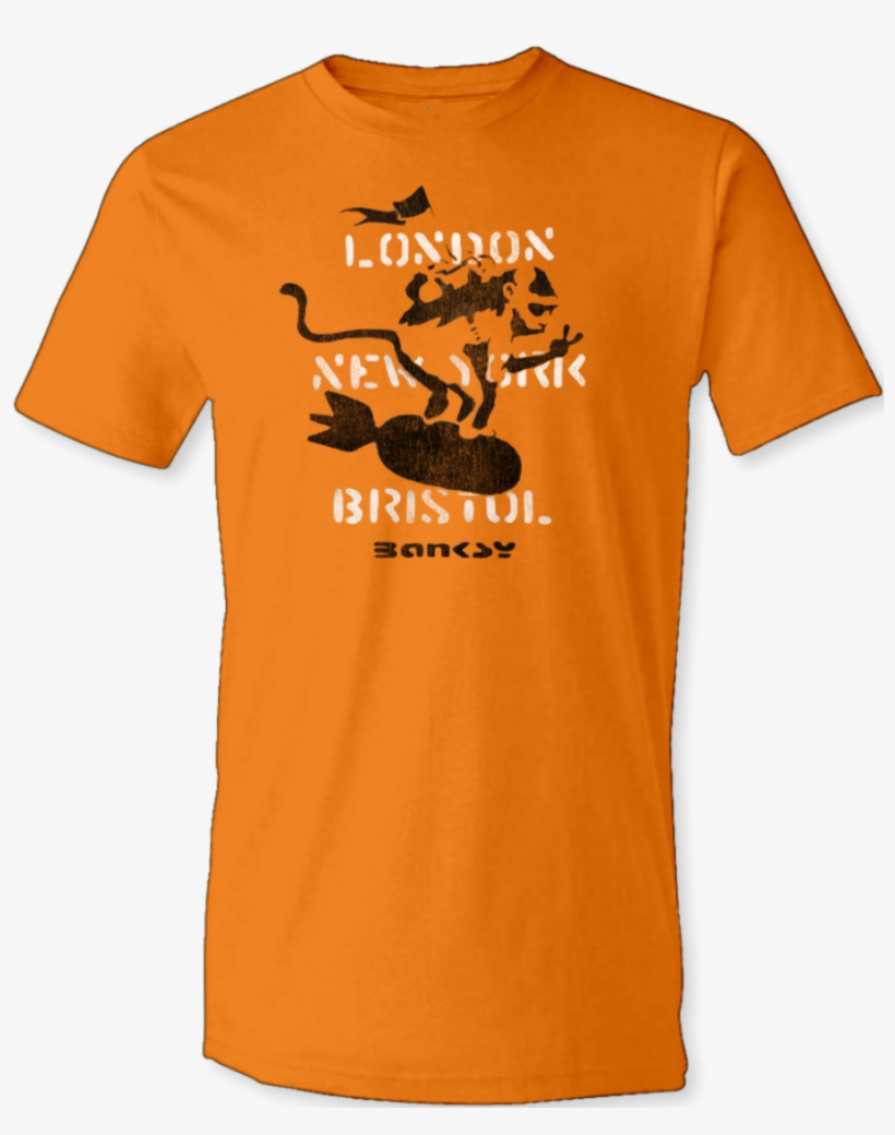 Banksy "london New York Bristol" T Shirt - Johnny Guitar Watson Tshirt, transparent png