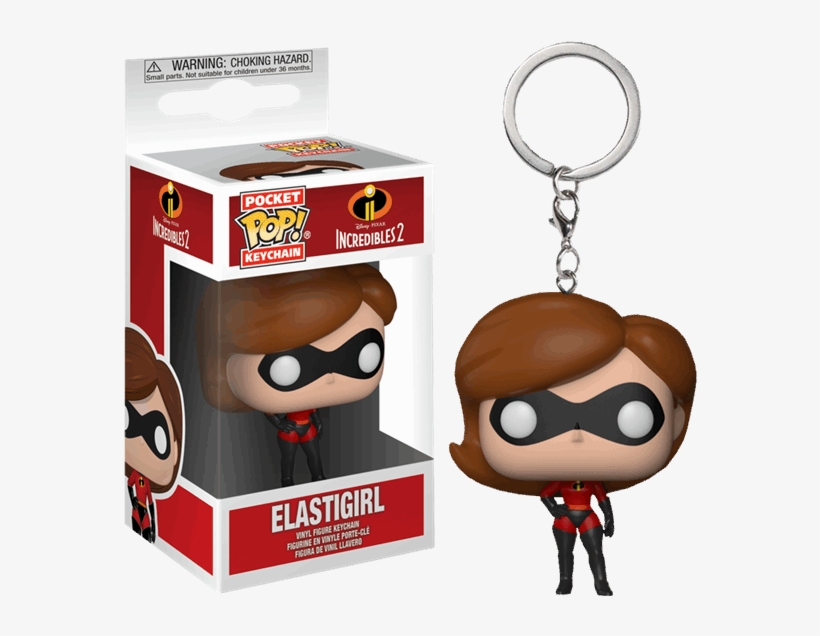 Elastigirl Pocket Pop Keychain - The Incredibles, transparent png