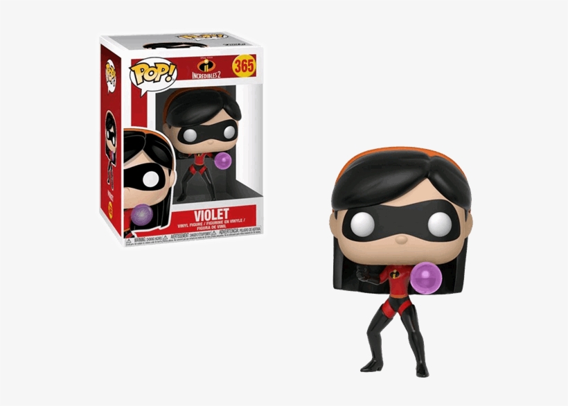 Violet Pop Vinyl Figure - Funko Pop The Incredibles 2, transparent png