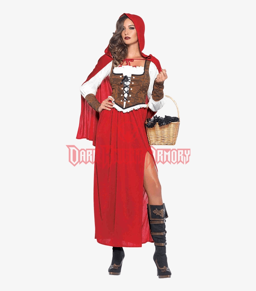 Woodland Red Riding Hood Costume - Caperucita Roja Disfraz Mujer, transparent png
