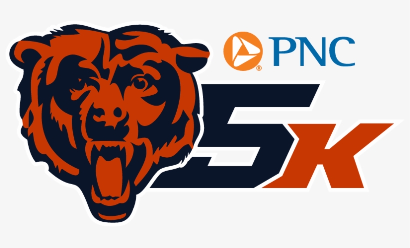 Pnc Chicago Bears 5k - Vector Chicago Bears Logo, transparent png