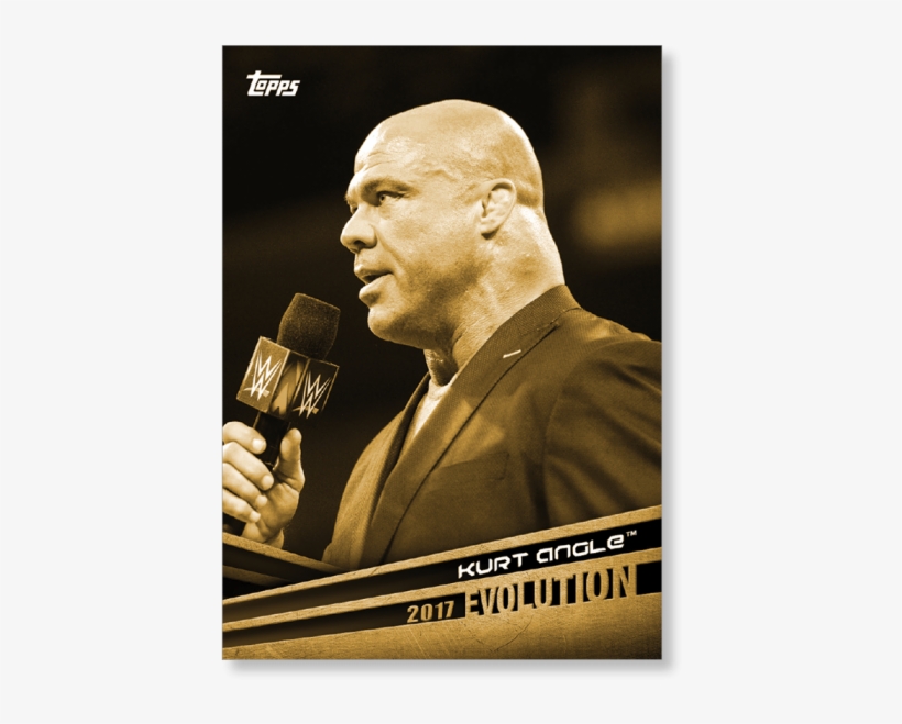 2018 Topps Wwe Kurt Angle - Poster, transparent png