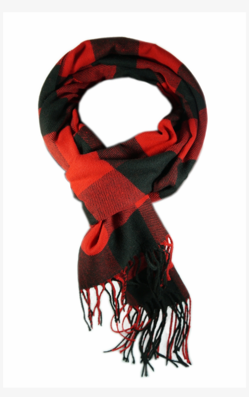 Red & Black - Scarf, transparent png