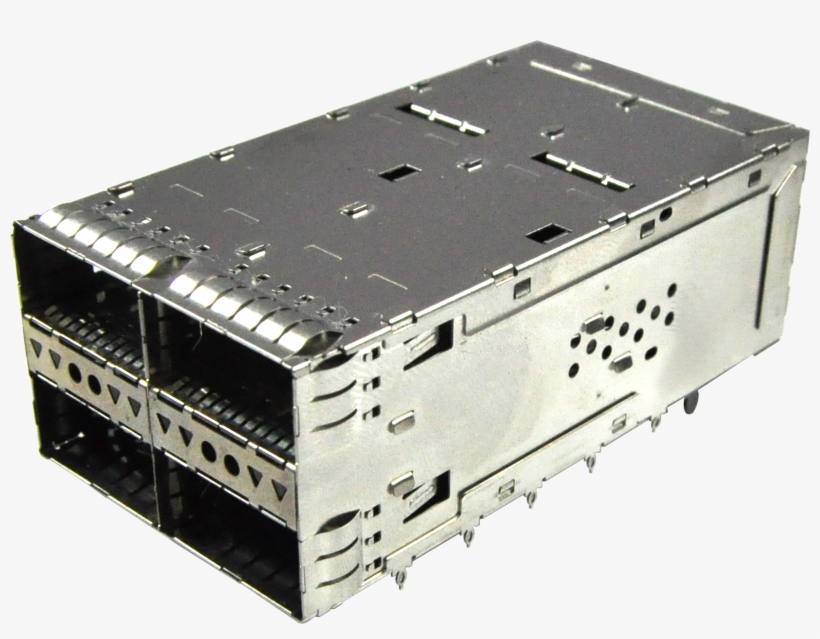 Qsfp Cage Thru Bezel - Electronics, transparent png