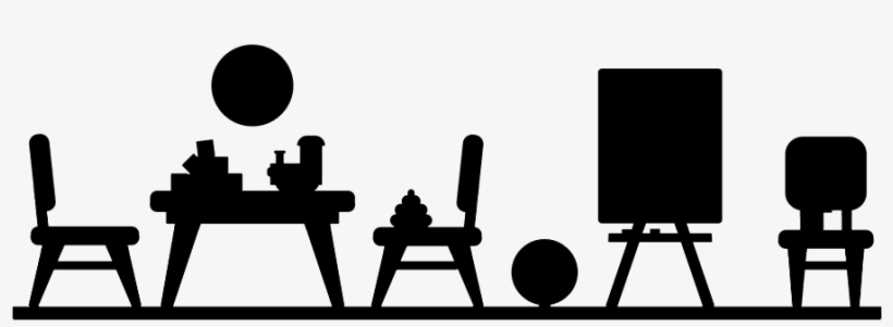 School Silhouette - Stickers Escuela, transparent png