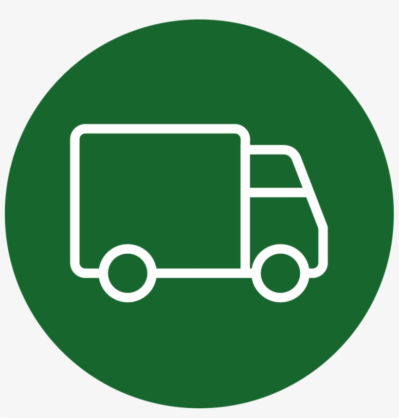 Delivery Truck Icon 7839 0 - Deliver Green Png, transparent png