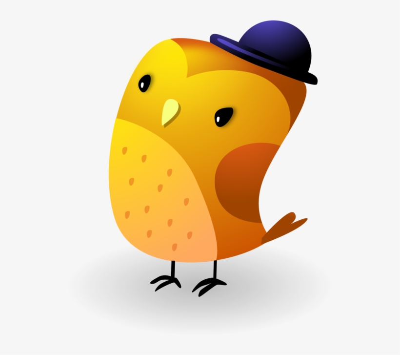 Father Owl With A Hat - Cartoon, transparent png