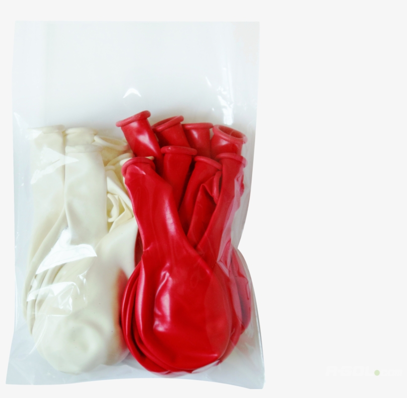 White And Red Balloons 20 Pce - Party Supply, transparent png
