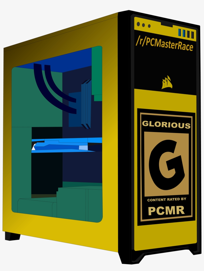 Peasantry Freepcmr Pc, - Yellow And Blue Pc Build, transparent png