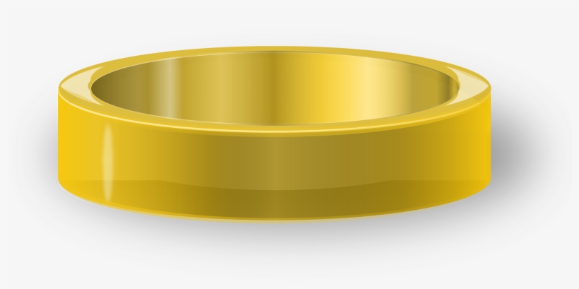 Big Image - Ring Drawing Gold, transparent png