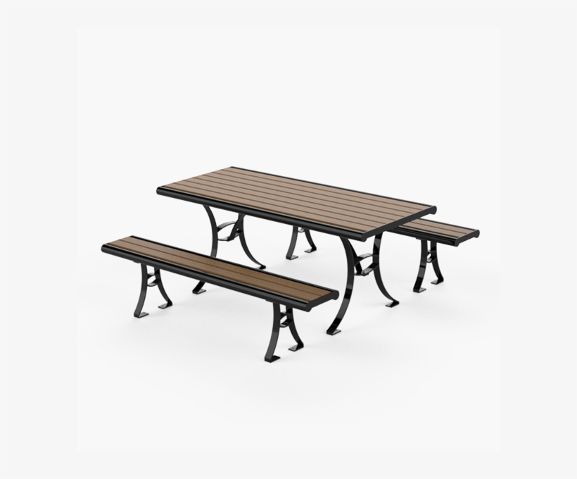 Elan Series Table & Benches - Picnic Table, transparent png
