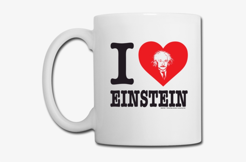 I Heart Einstein Mug - Beer Stein, transparent png