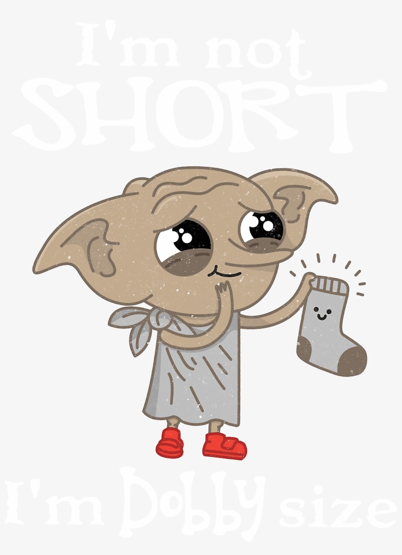 I'm Not Short I'm Dobby Size Christmas Shirt, Sweater, - Stickers De Harry Potter, transparent png