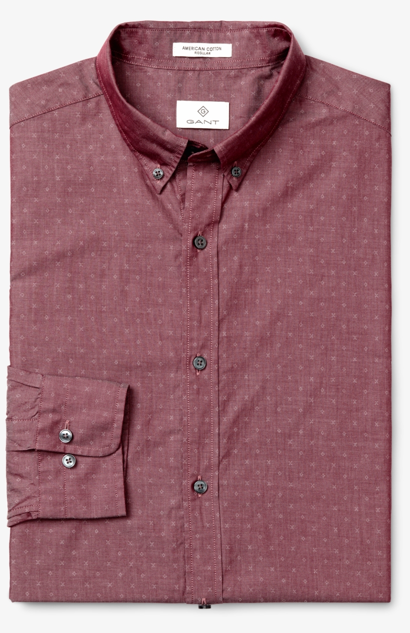 Gant Regular Dobby Shirt - Pocket, transparent png