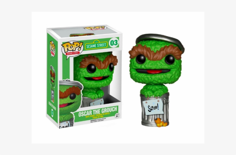 Oscar The Grouch Pop Vinyl, transparent png