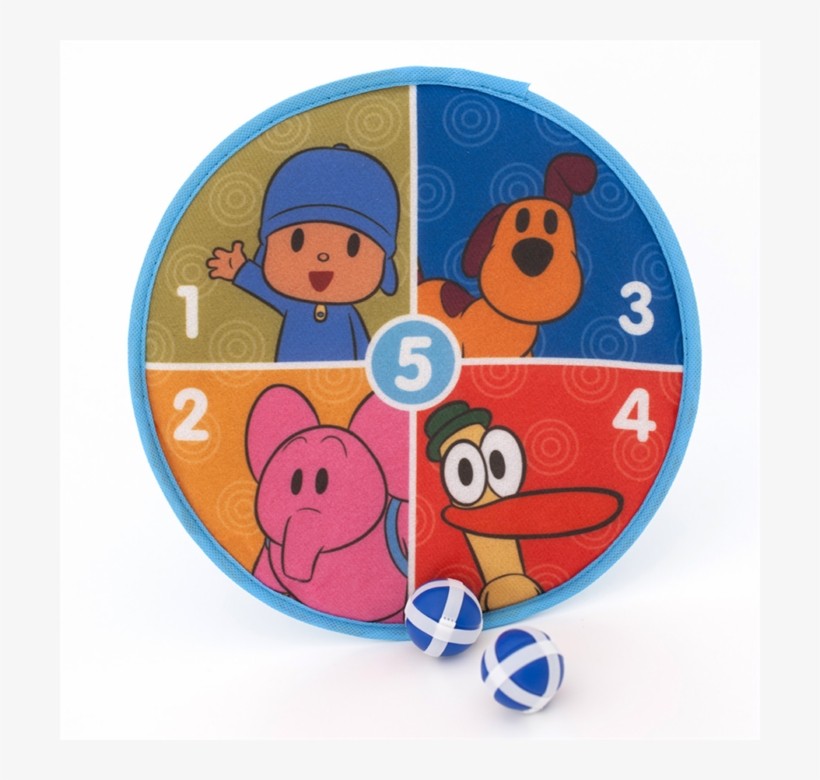 Pocoyo Tépőzáras Darts Játék - Cartoon, transparent png