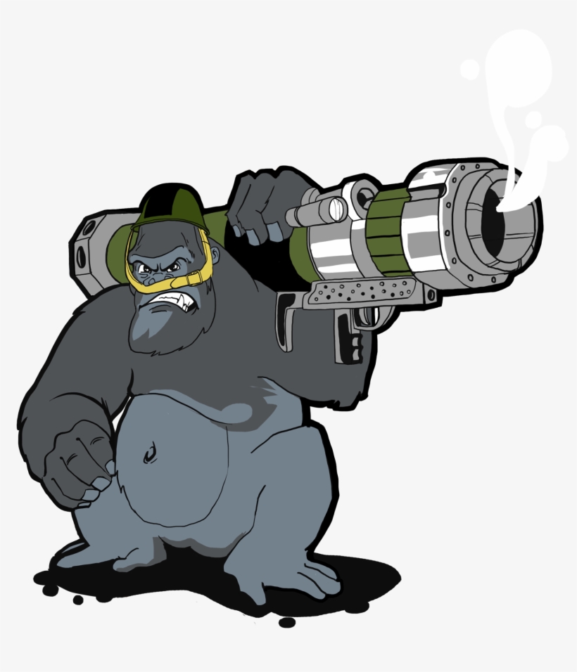 Clf9vgwwuaaqibn - Large - Chaos Gorilla, transparent png