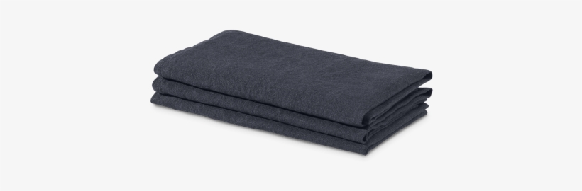 Ink Blue Washed Linen Napkin - Mattress, transparent png