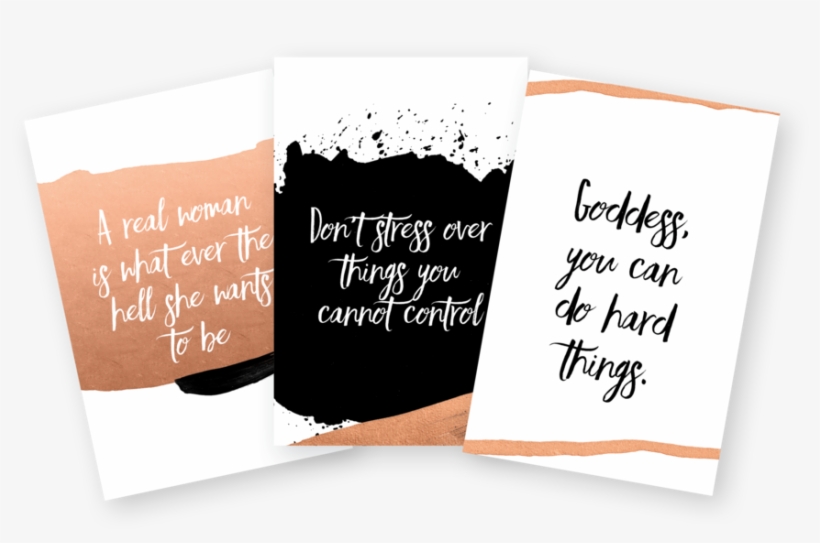 16yrs /adult Goddess Daily Intentions - Calligraphy, transparent png