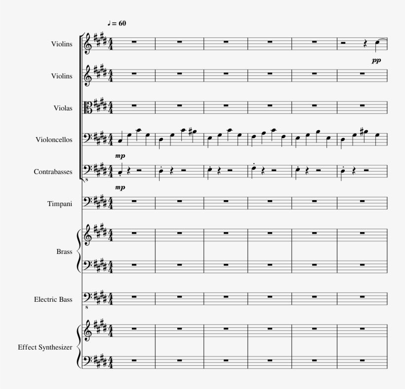 Lg-138357365 Sheet Music 1 Of 18 Pages - Adagio For Tron Violin Sheet Music, transparent png
