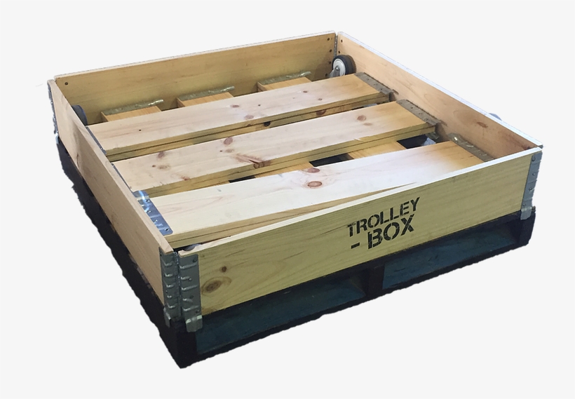 Castors Are Already Fixed Onto The Pallet - Plywood, transparent png