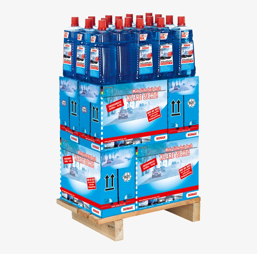 Quarter Pallet Antifreeze & Clear View Ready To Use - Palettenplatzierung Mit Europalette, transparent png