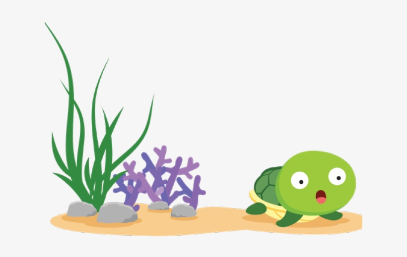 Sea Grass Clipart Border - Sea Creatures Clipart Png, transparent png