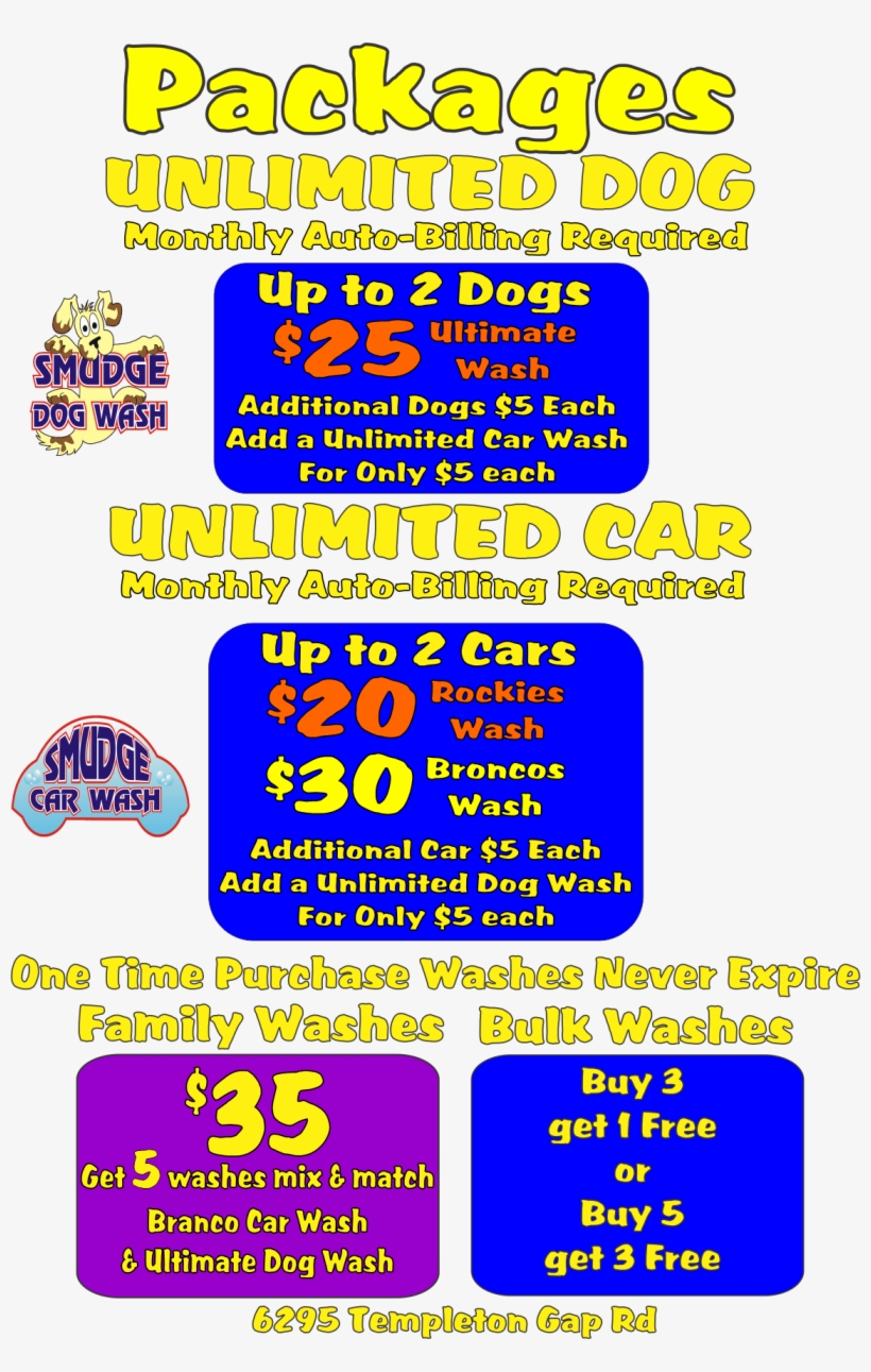 For Single Vehicle Or Dog Take $5 Off Unlimited Package - Graphics, transparent png