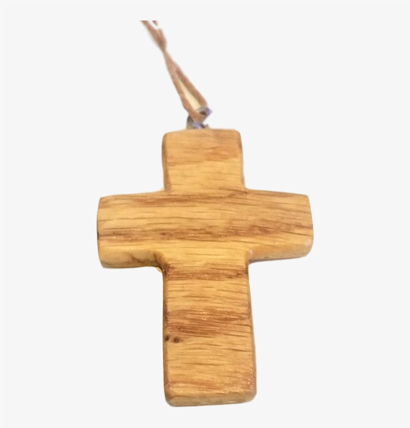 Religious Handcarved Hanging Wooden Cross - Pendant, transparent png