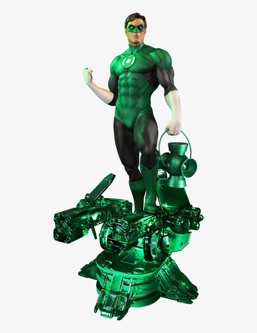Dc Comics Green Lantern Maquette By Tweeterhead Sideshow - Tweeterhead Green Lantern, transparent png