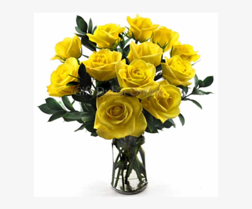 Pretty Yellow Rose In Sharjah - Valentines Day Yellow Rose, transparent png