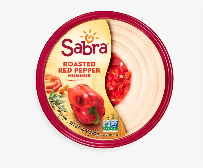 roasted Red Pepper Hummus - Sabra Taco Hummus, transparent png