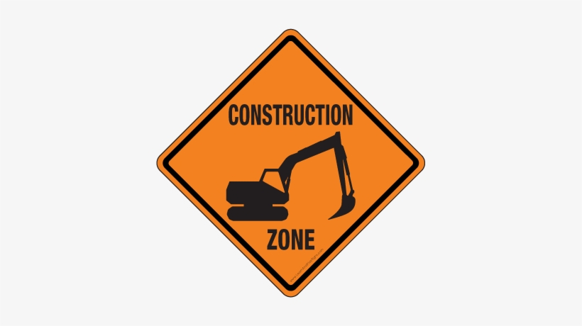 Under Construction Image - Road Work Sign, transparent png