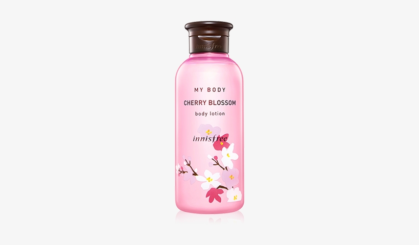 My Cherry Blossom Body Lotion 300ml - Innisfree My Body Cherry Blossom Body Lotion 300ml, transparent png