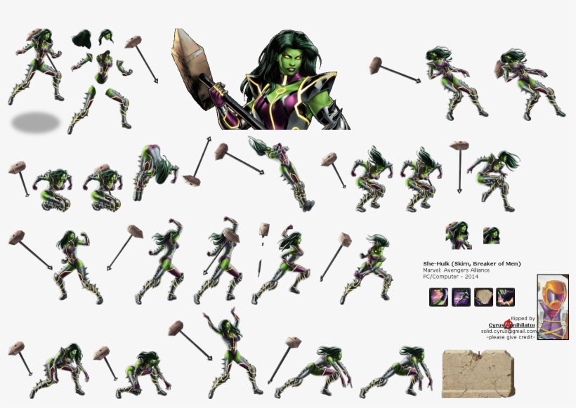 Click For Full Sized Image She-hulk - Action Figure, transparent png