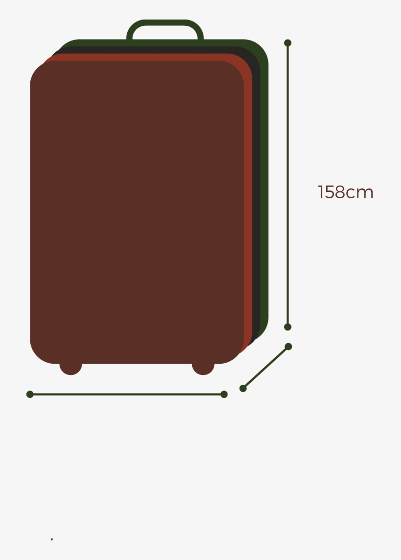 Mahogany Air Assesses Baggage By Number Of Pieces Rather - Briefcase, transparent png