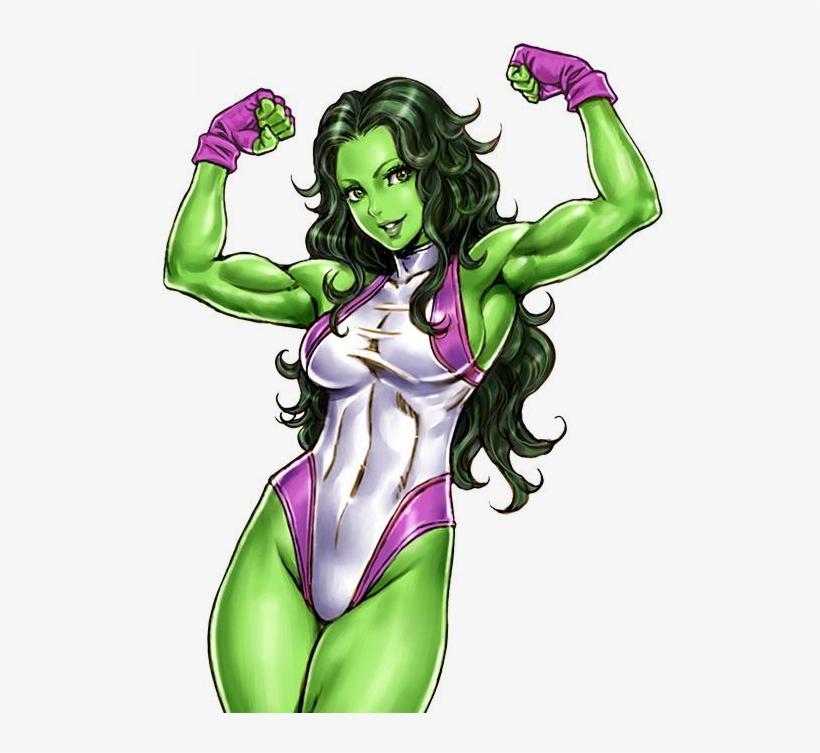 Portrait For She-hulk - Bishoujo Marvel Comics Statue: She-hulk, transparent png