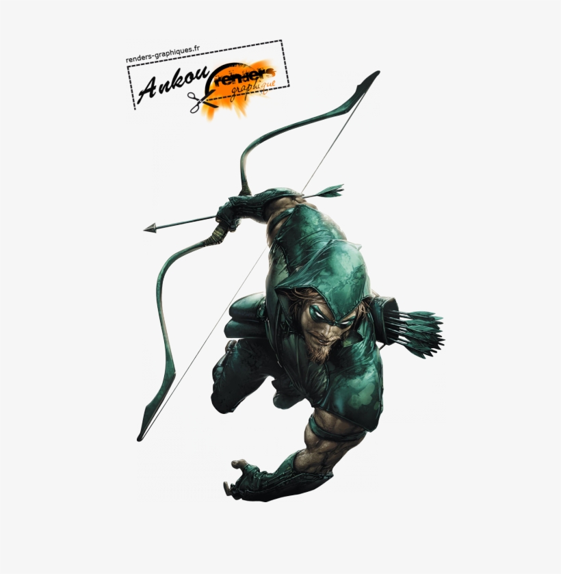 Renders Png Personajes De Comics - Green Arrow Render, transparent png