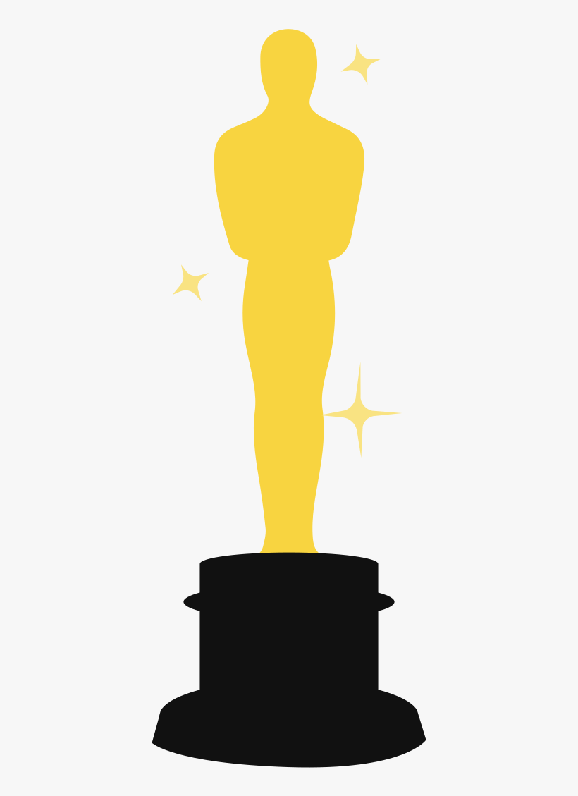 Cinema Hollywood Oscars Freetoedit - Cartoon Oscar Statue - 240x574 PNG
