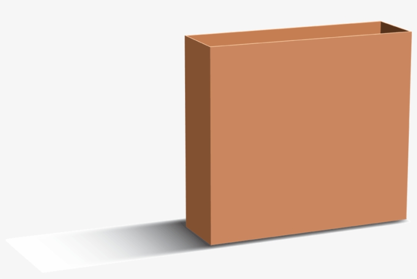 Highline Tall Rectangle Corten Steel Planter - Plywood, transparent png