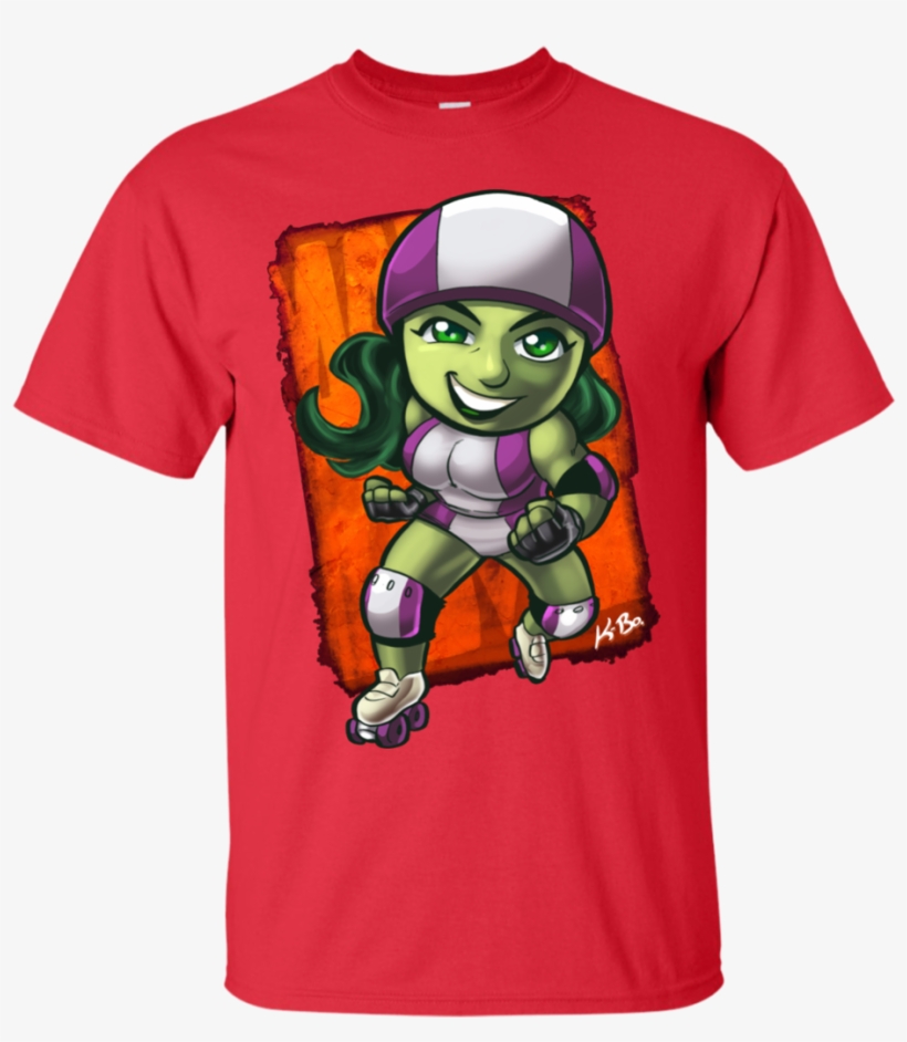 Superhero Roller Derby She Hulk Hulk T Shirt & Hoodie - Marvel - Superhero Roller Derby Ms Marvel Roller Derby, transparent png