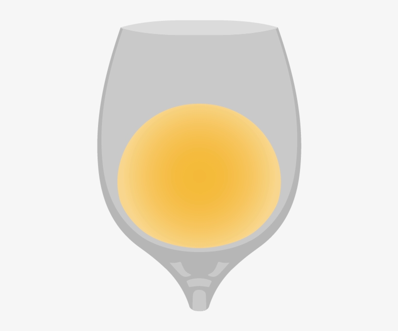 Pale Yellows - Wine Glass, transparent png